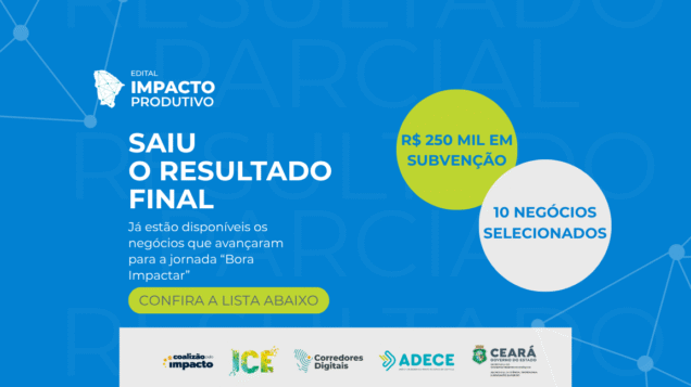 Adece divulga resultado final do Edital Impacto Produtivo