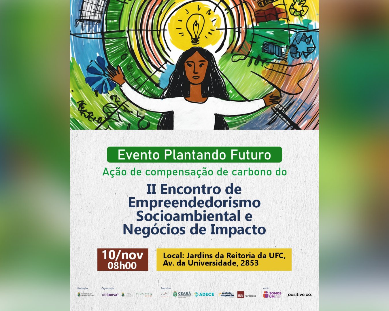 Plantando Futuro marca compensação de carbono do II Encontro de Empreendedorismo Socioambiental e Negócios de Impacto