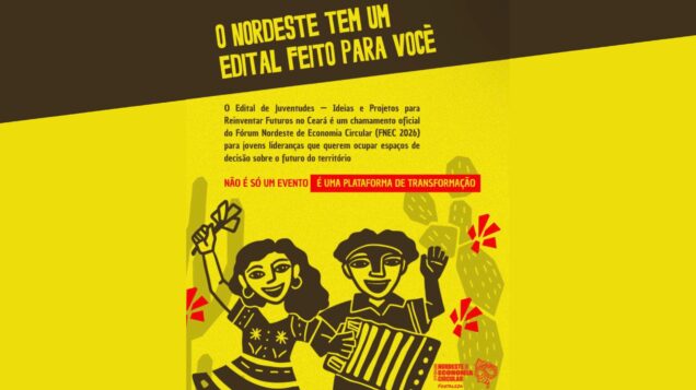 Juventudes do Ceará: Edital abre inscrições para projetos de Economia Circular e Justiça Climática